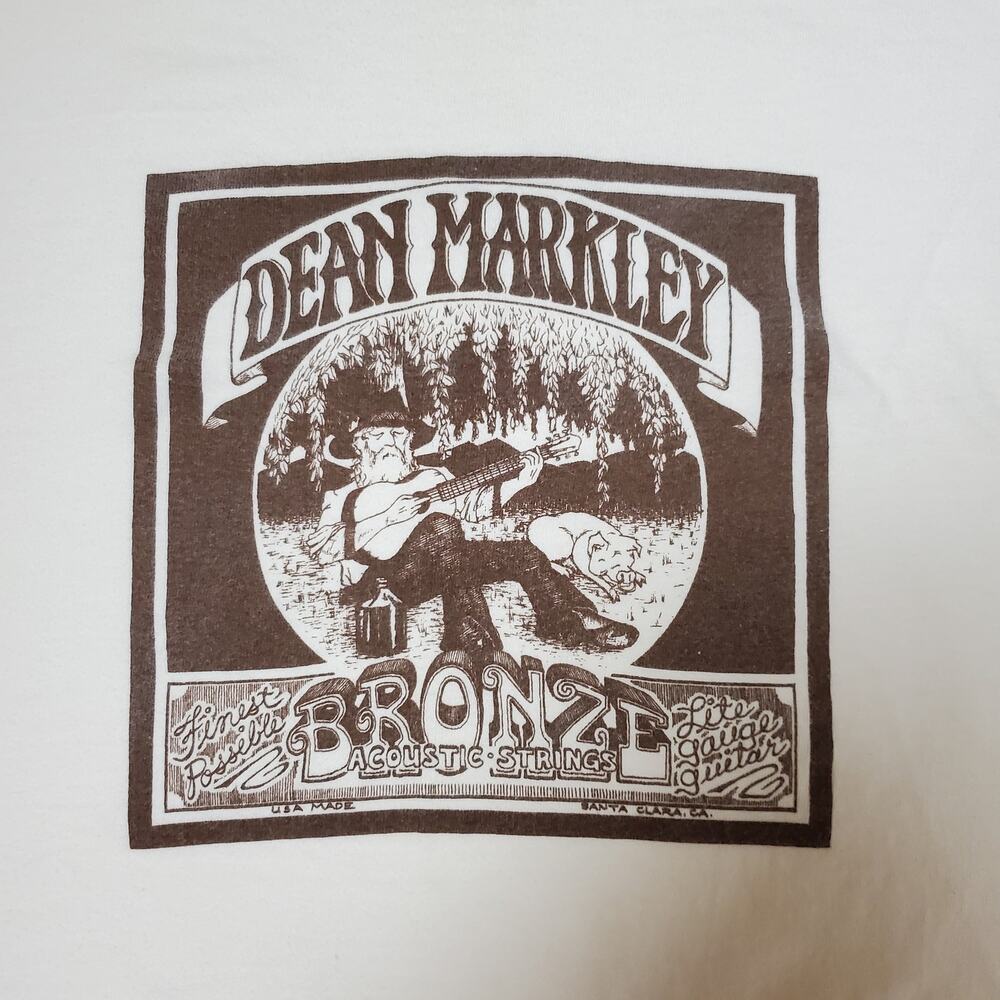 Vintage Single Stitch Dean Markley Tee SZ XXL - Picture 3 of 4